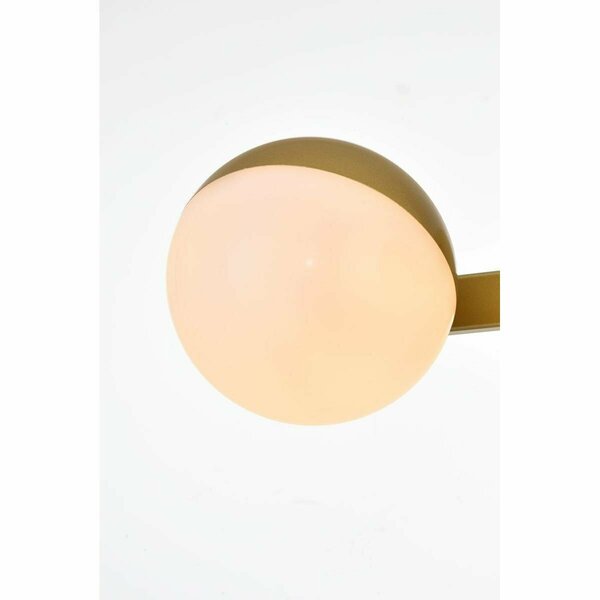 Cling 110 V E12 2 Light Vanity Wall Lamp, Brass CL2954465